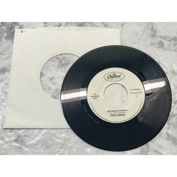 Trace Adkins The Rest of Mine / Wayfaring Stranger 45 Vinyl 90s Country Capitol - Picture 5 of 6